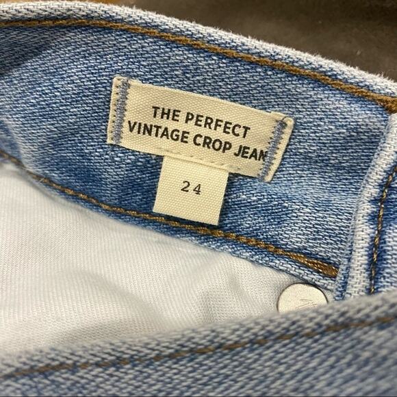 Madewell | The Perfect Vintage Jean in Duncannon Wash: Ripped Edition Size 24 - Picture 9 of 13